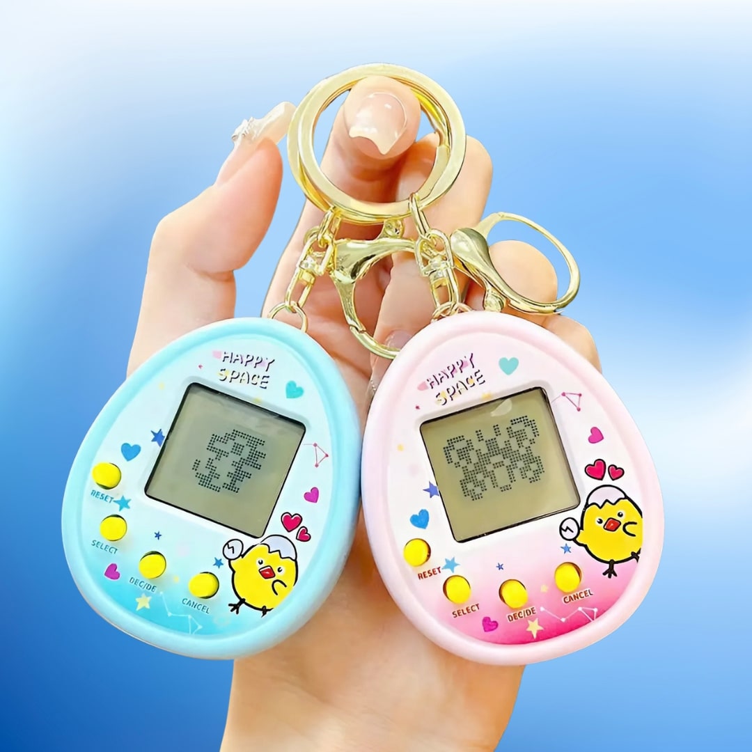 90S PET KEYCHAIN