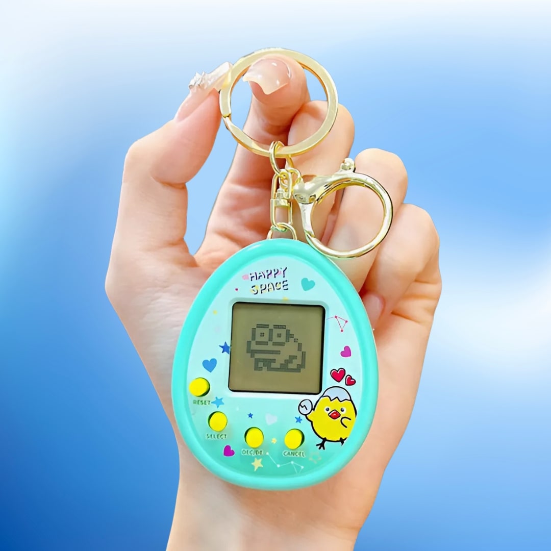 90S PET KEYCHAIN