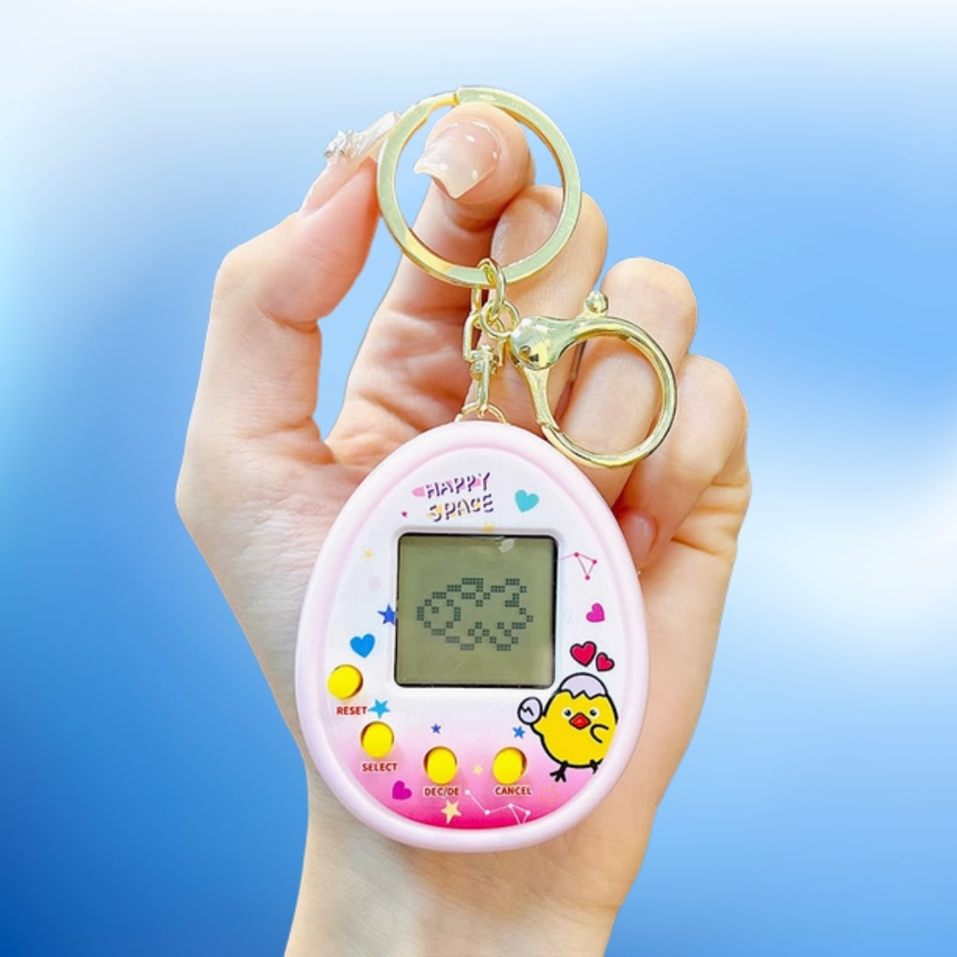 90S PET KEYCHAIN