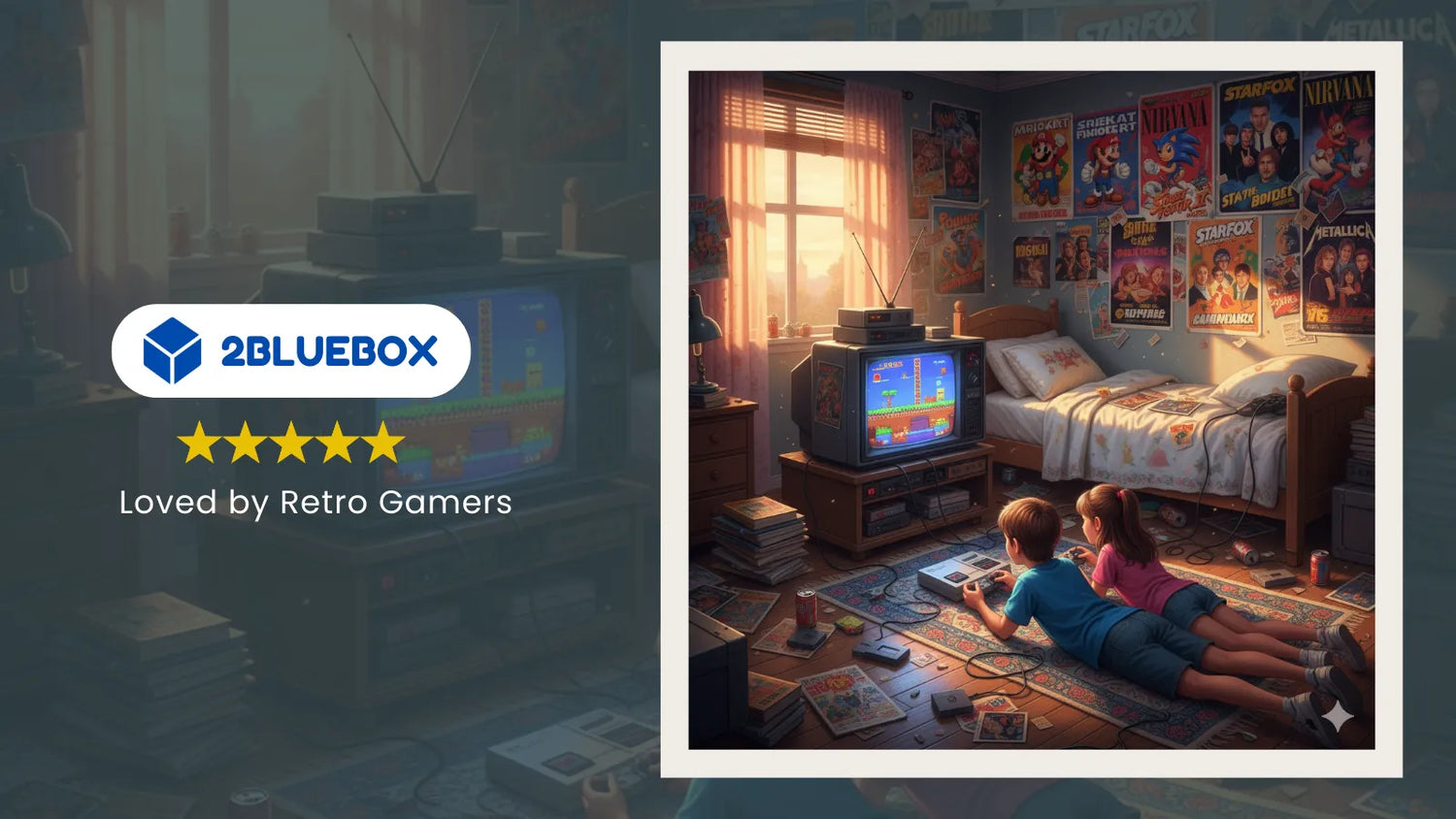2Bluebox Blog Banner TV Game Console