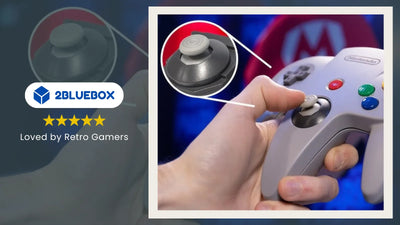 Nintendo 64 controller showing analog stick drift causing unintended movement in games