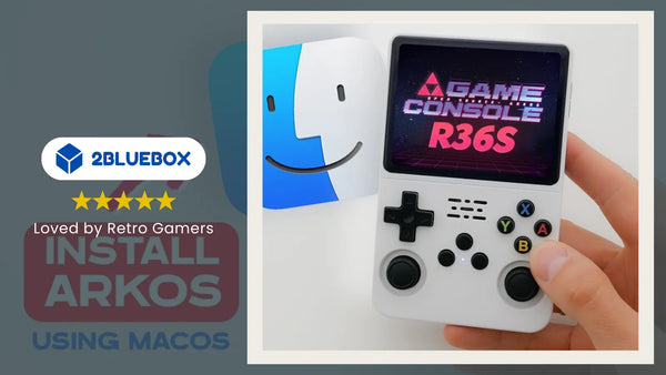 R36S black screen fix and ArkOS install guide (macOS) on the R36S retro handheld console