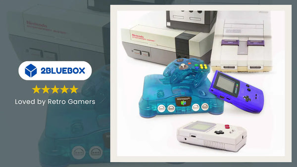 Retro Nintendo consoles collage featuring NES, SNES, Nintendo 64, and classic handhelds for troubleshooting guide
