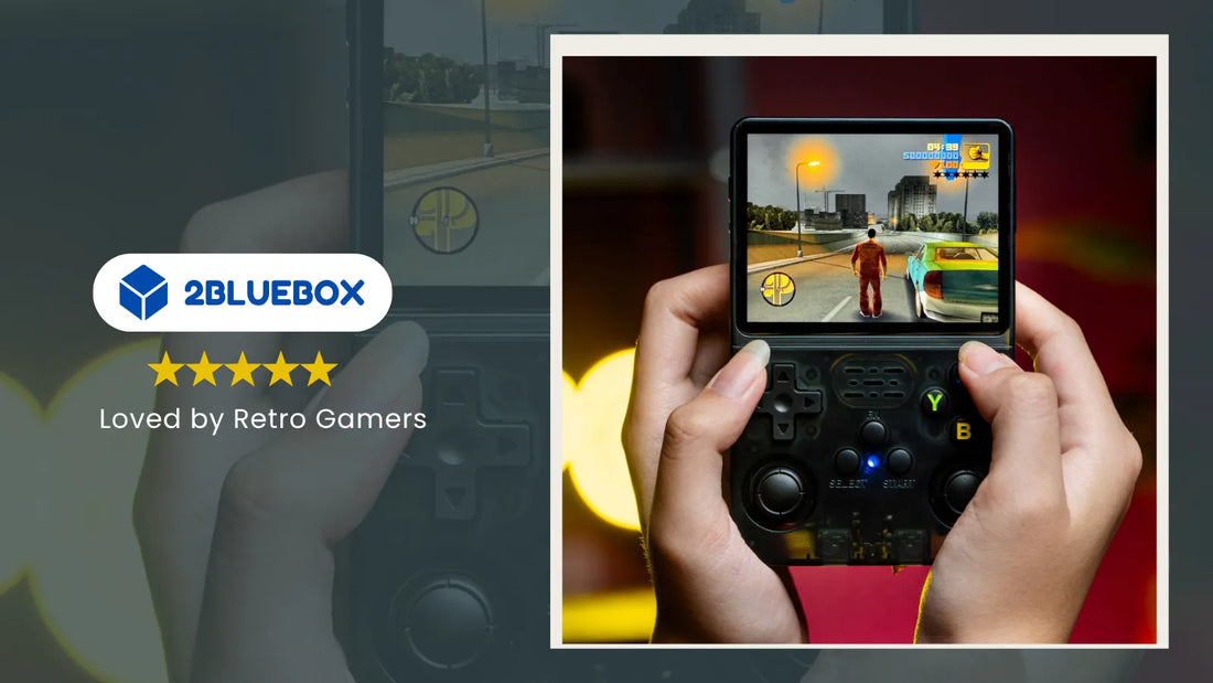 2Bluebox Blog Banner The Ultimate R36S Retro Handheld Deep Dive: Performance, ArkOS Setup, and Value in 2026