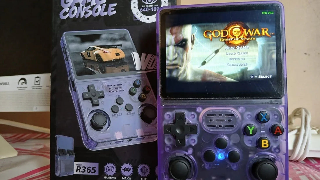 Playing Sony PSP 3D games smoothly on the R36S handheld console after tuning PPSSPP settings