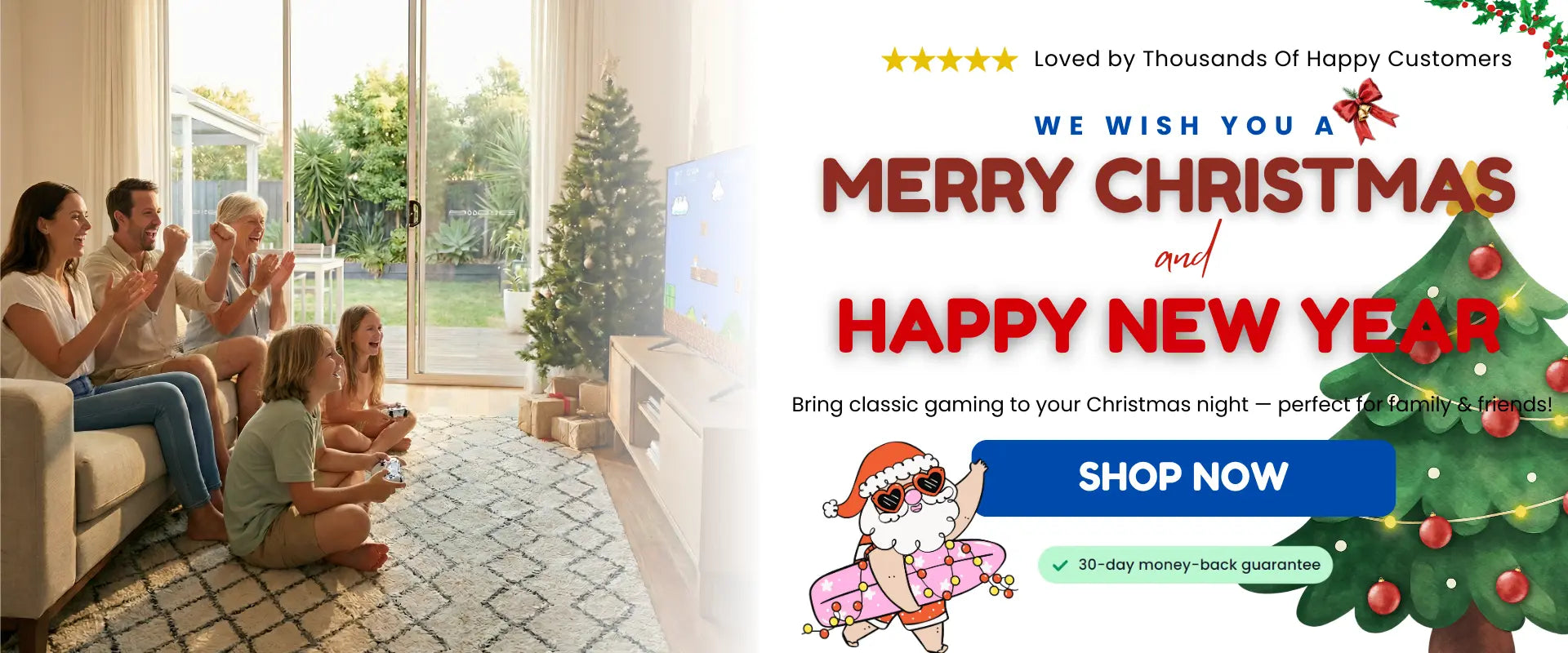 2Bluebox Desktop Hero Banner Christmas & Happy New Year Season