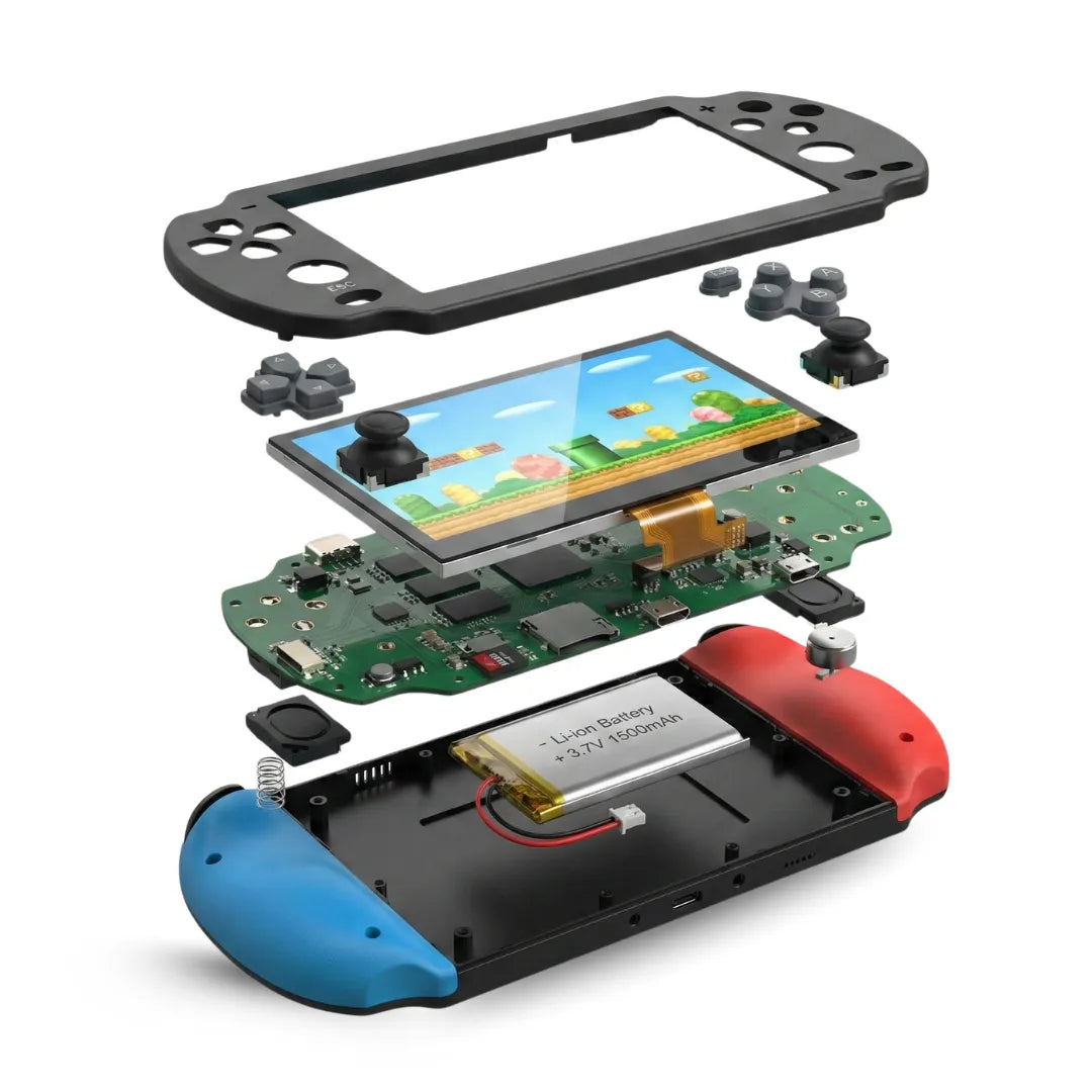 3D product structure of 2Bluebox X7 Handheld Game Console