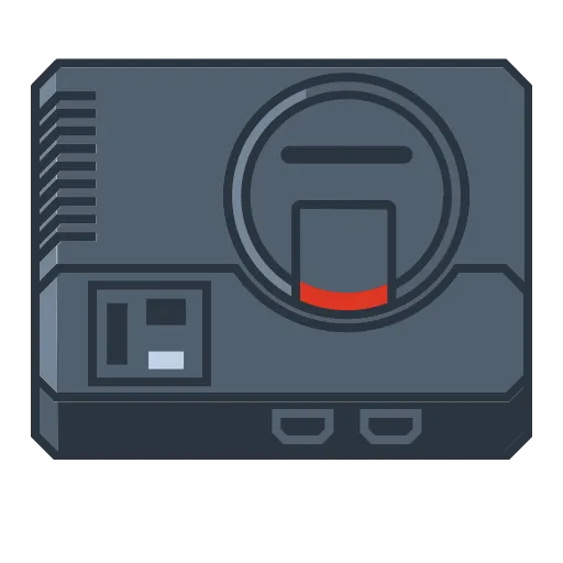 NEOGEO arcade and home console icon known for classic fighting games.